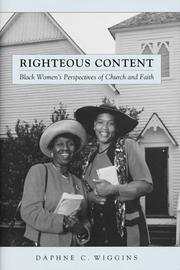 Cover of Righteous Content by Daphne Wiggins