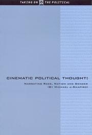 Front cover of Cinematic political thought by Michael J. Shapiro