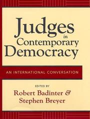 Cover of Judges in contemporary democracy by Robert Badinter