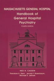 Front cover of Massachusetts General Hospital handbook of general hospital psychiatry by Ned H. Cassem