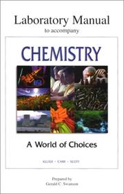Front cover of Lab Manual to Accompany Chemistry by Paul B. Kelter