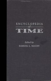 Cover of Encyclopedia of time by Samuel L. Macey