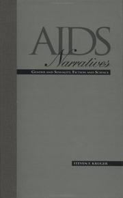 Cover of AIDS narratives by Steven F. Kruger