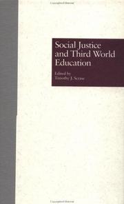 Front cover of Social Justice and Third World Education by Timothy Scrase