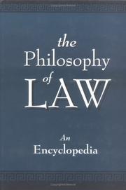 Front cover of The philosophy of law by Christopher B. Gray