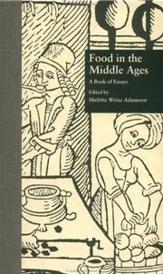 Cover of Food in the Middle Ages by Melitta Weiss Adamson