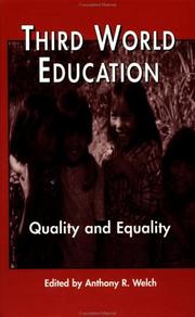 Cover of Third World education by Anthony R. Welch
