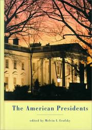 Cover of The American presidents by Melvin I. Urofsky