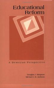 Cover of Educational reform by Douglas J. Simpson
