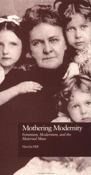 Front cover of Mothering Modernity by Marylu Hill