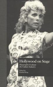 Front cover of Hollywood on Stage by Kimball King