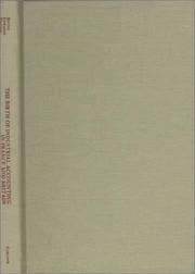 Cover of The birth of industrial accounting in France and Britain by Trevor Boyns
