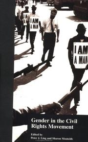 Cover of Gender in the civil rights movement by Peter J. Ling