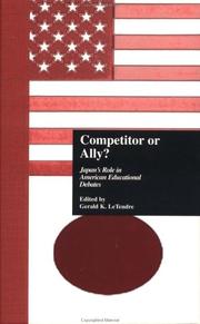 Cover of Competitor or ally? by Gerald K. LeTendre
