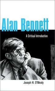 Cover of Alan Bennett by Joseph H. O'Mealy