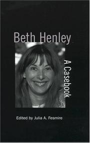 Cover of Beth Henley by Julia A. Fesmire