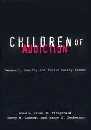 Front cover of Children of Addiction by H. Fitzgerald