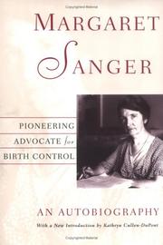 Cover of Margaret Sanger by Margaret Sanger