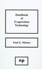 Front cover of Handbook of evaporation technology by Paul E. Minton
