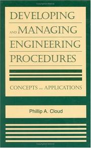 Cover of Developing and managing engineering procedures by Phillip A. Cloud