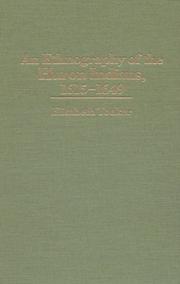 Front cover of An ethnography of the Huron Indians, 1615-1649 by Elisabeth Tooker