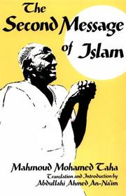 Front cover of The Second Message of Islam by Mahmud Muhammud Taha