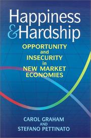 Front cover of Happiness and hardship by Carol Graham