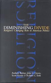 Cover of The diminishing divide by Andrew Kohut