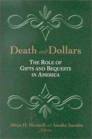 Front cover of Death and dollars by Alicia Haydock Munnell