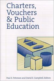 Front cover of Charters, Vouchers, and Public Education by eds. David E. Campbell