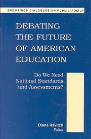 Front cover of Debating the future of American education by Diane Ravitch