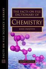 Front cover of The Facts on File dictionary of chemistry by John Daintith
