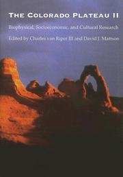 Front cover of The Colorado Plateau II by Conference of Research on the Colorado Plateau (2001- ) (7th 2003 Northern Arizona University)