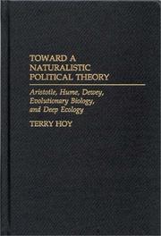 Front cover of Toward a naturalistic political theory by Terry Hoy