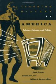 Front cover of Learning history in America by Lloyd S. Kramer