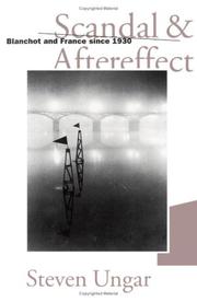 Cover of Scandal and aftereffect by Steven Ungar