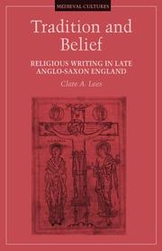Front cover of Tradition and belief by Clare A. Lees