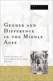 Front cover of Gender and difference in the Middle Ages by Sharon A. Farmer