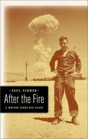 Cover of After the fire by Paul Zimmer