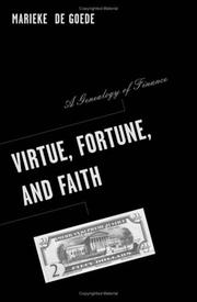 Front cover of Virtue, fortune and faith by Marieke de Goede