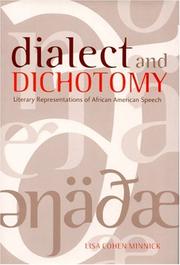 Front cover of Dialect and Dichotomy by Lisa Cohen Minnick