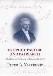 Cover of Prophet, pastor, and patriarch by Peter Verkruyse