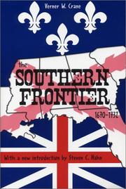 Front cover of The Southern Frontier by Verner Winslow Crane