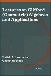 Front cover of Lectures on Clifford (geometric) algebras and applications by Garret Sobczyk