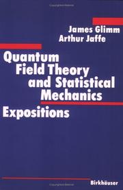 Front cover of Quantum field theory and statistical mechanics by James Glimm