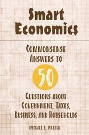 Cover of Smart Economics by Michael L. Walden