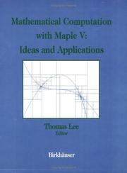 Front cover of Mathematical computation with Maple V by Maple Summer Workshop and Symposium (1993 University of Michigan, Ann Arbor)