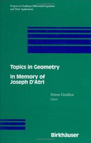 Cover of Topics in Geometry by S. G. Gindikin