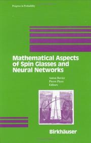 Front cover of Mathematical Aspects of Spin Glasses and Neural Networks (Progress in Probability) by Anton Bovier
