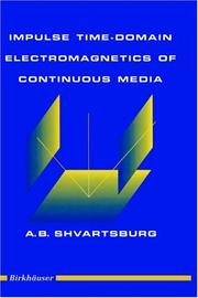 Cover of Impulse time-domain electromagnetics of continuous media by A. B. Shvartsburg